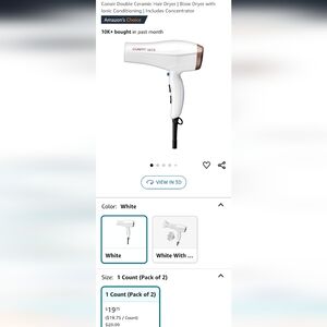 Conair Ceramic Blow Dryer